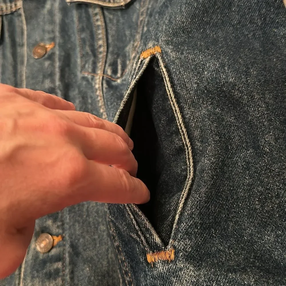 Levi's Vintage Denim Jean Coat 70506 0216 Size 42